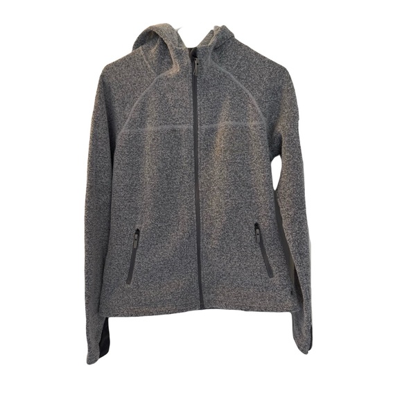 Women's Smartwool Wool Blend Hudson Trail Fleece Full Zip Hoodie, Gray, Size M - Picture 1 of 10